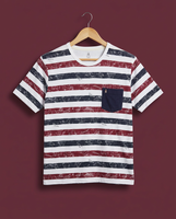 Striped Hush Puppies Tee