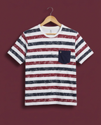 Striped Hush Puppies Tee