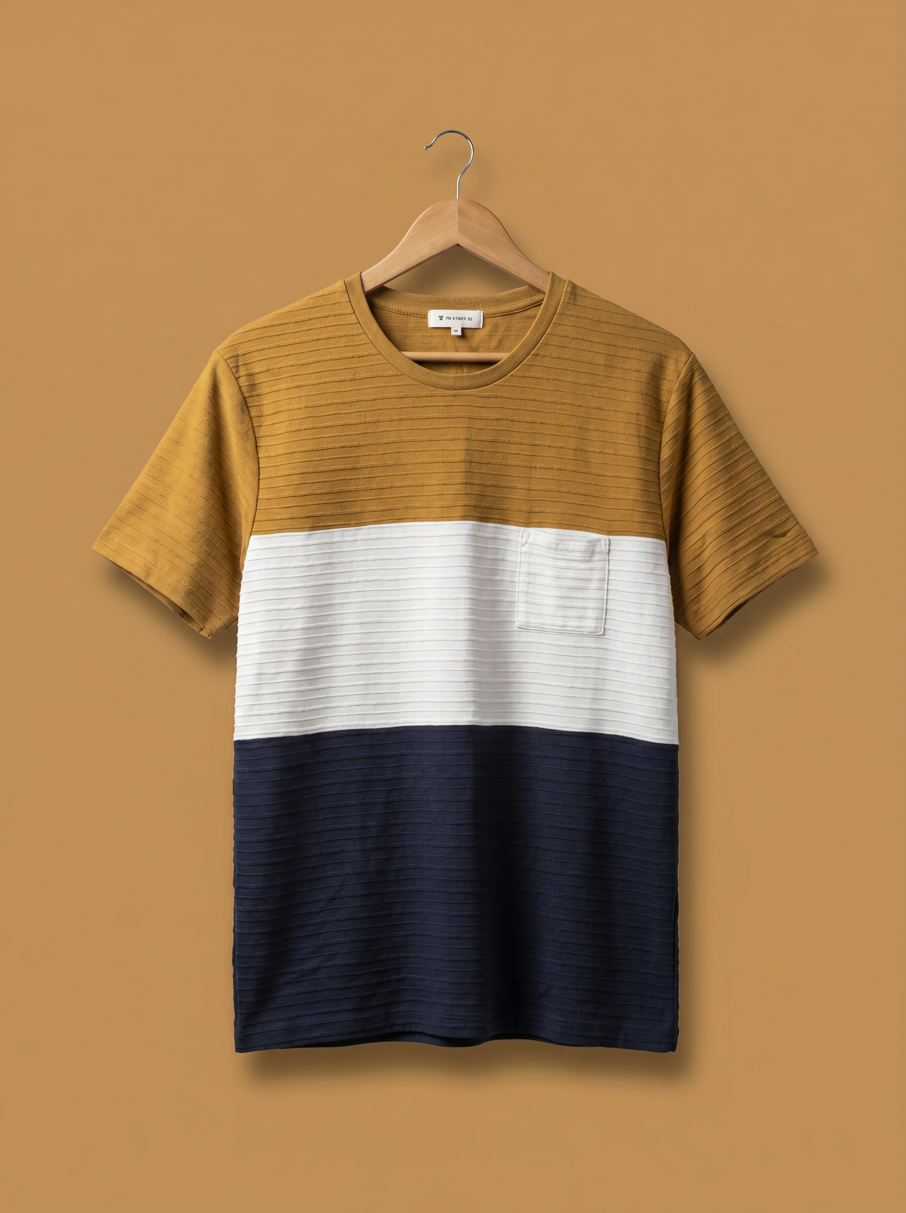Color-Block Pocket Tee
