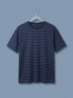 Classic Navy Blue Striped Tee