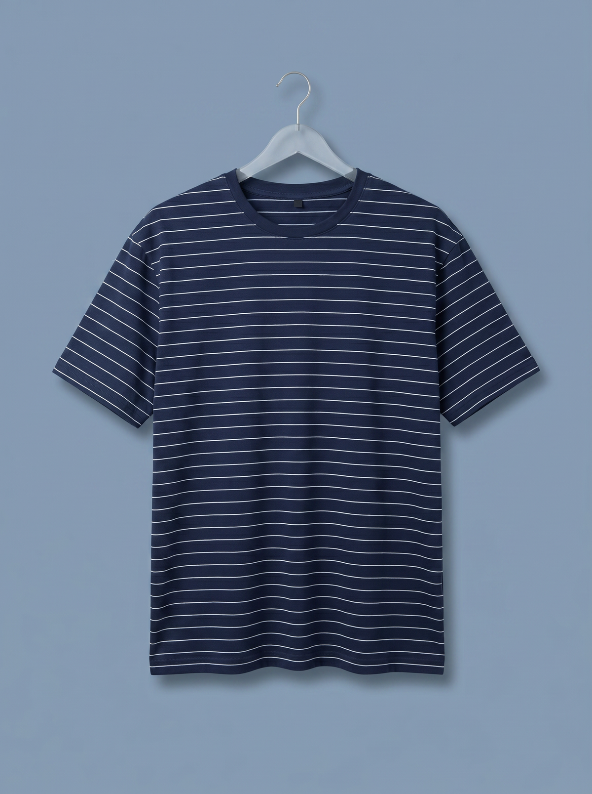 Classic Navy Blue Striped Tee