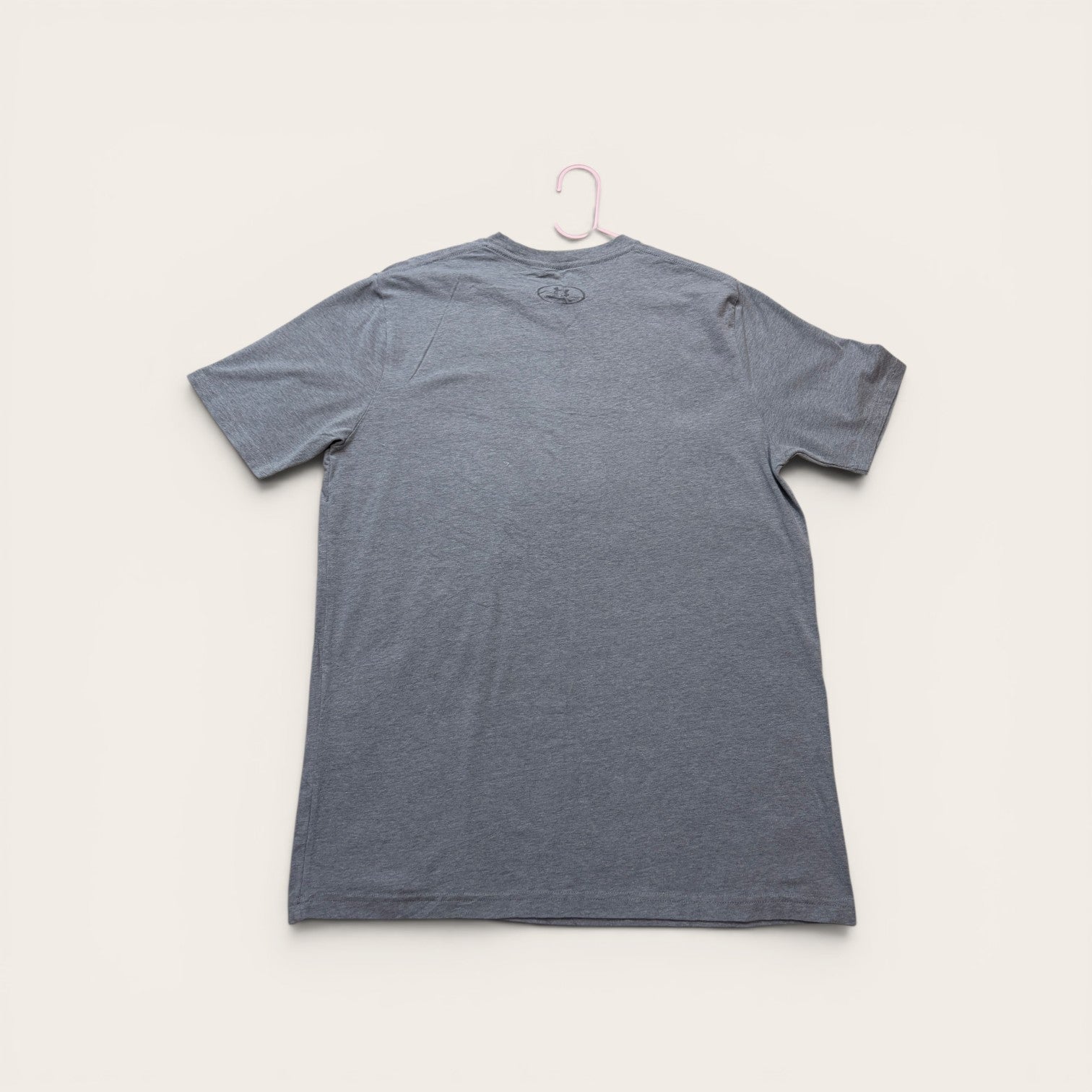 Under Armour Heather Grey Box Logo Tee