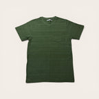 Olive Green Textured Pocket Tee