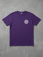 Striped Circle Logo Purple Tee