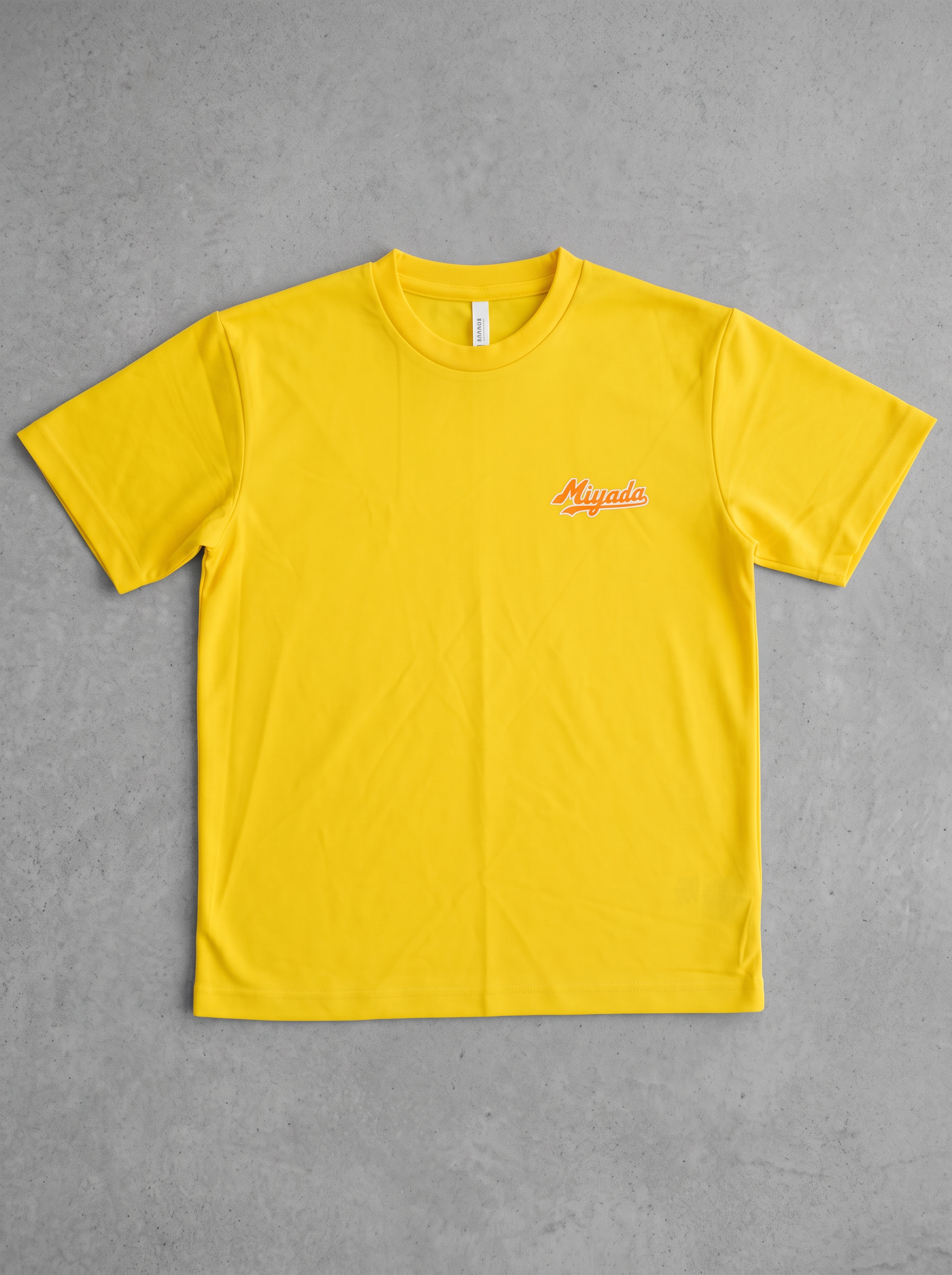 Miyada Cursive Logo Yellow Tee