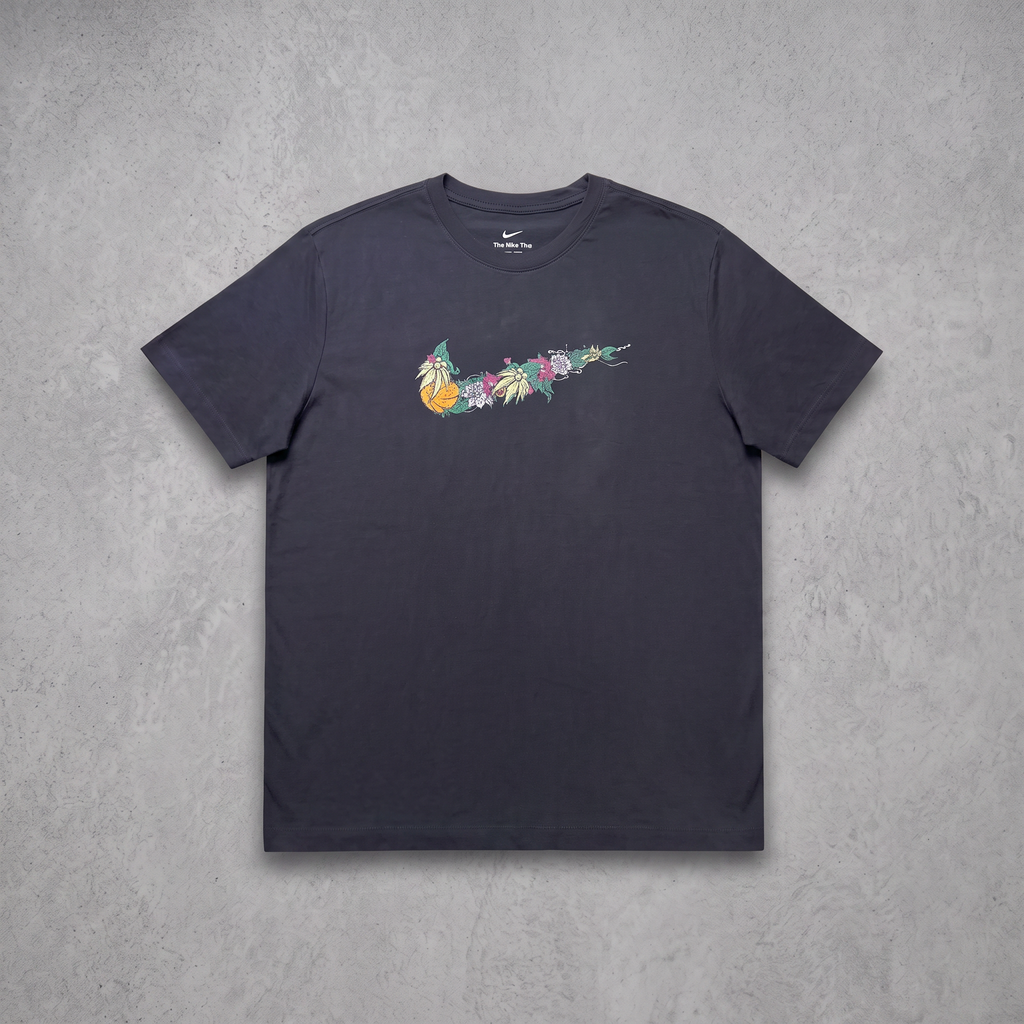 Nike Floral Swoosh Graphic Tee
