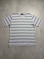 Vintage Motor Drive Grey and Black Striped Tee