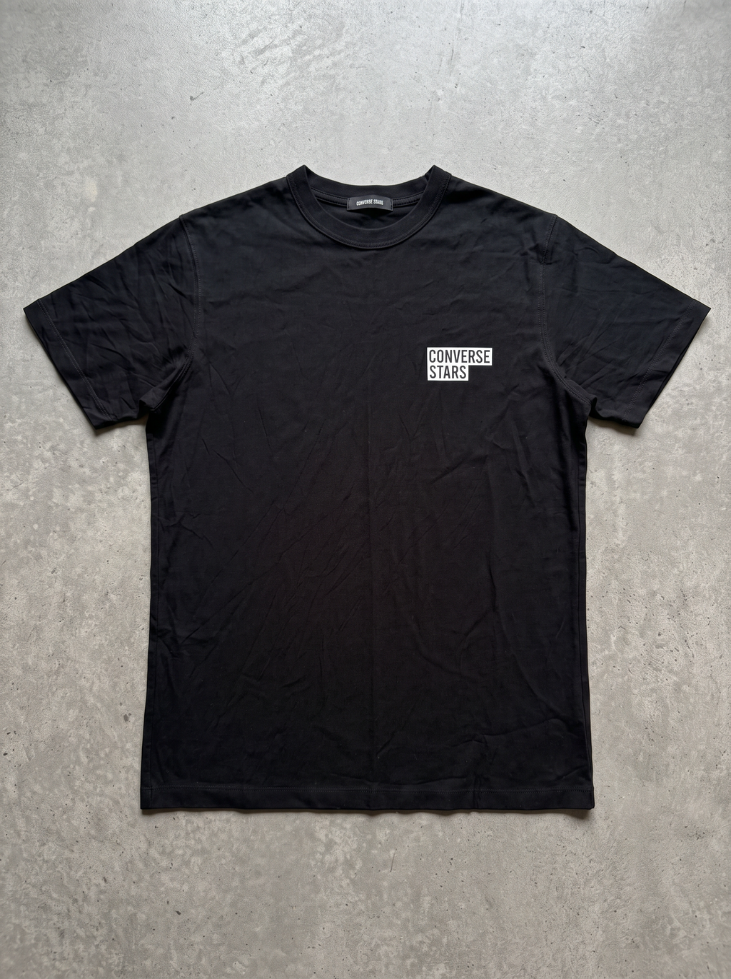 Converse Stars Black Graphic Tee