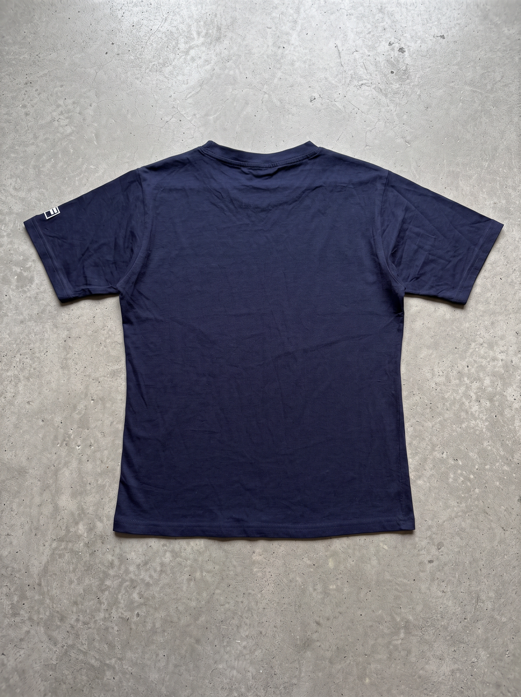 Fila Navy Serif Logo Graphic Tee