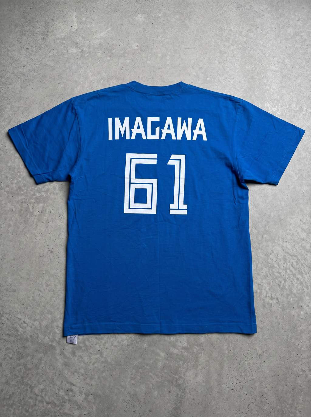 Hokkaido Nippon-Ham Fighters Imagawa 61 Blue Jersey Tee