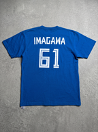Hokkaido Nippon-Ham Fighters Imagawa 61 Blue Jersey Tee