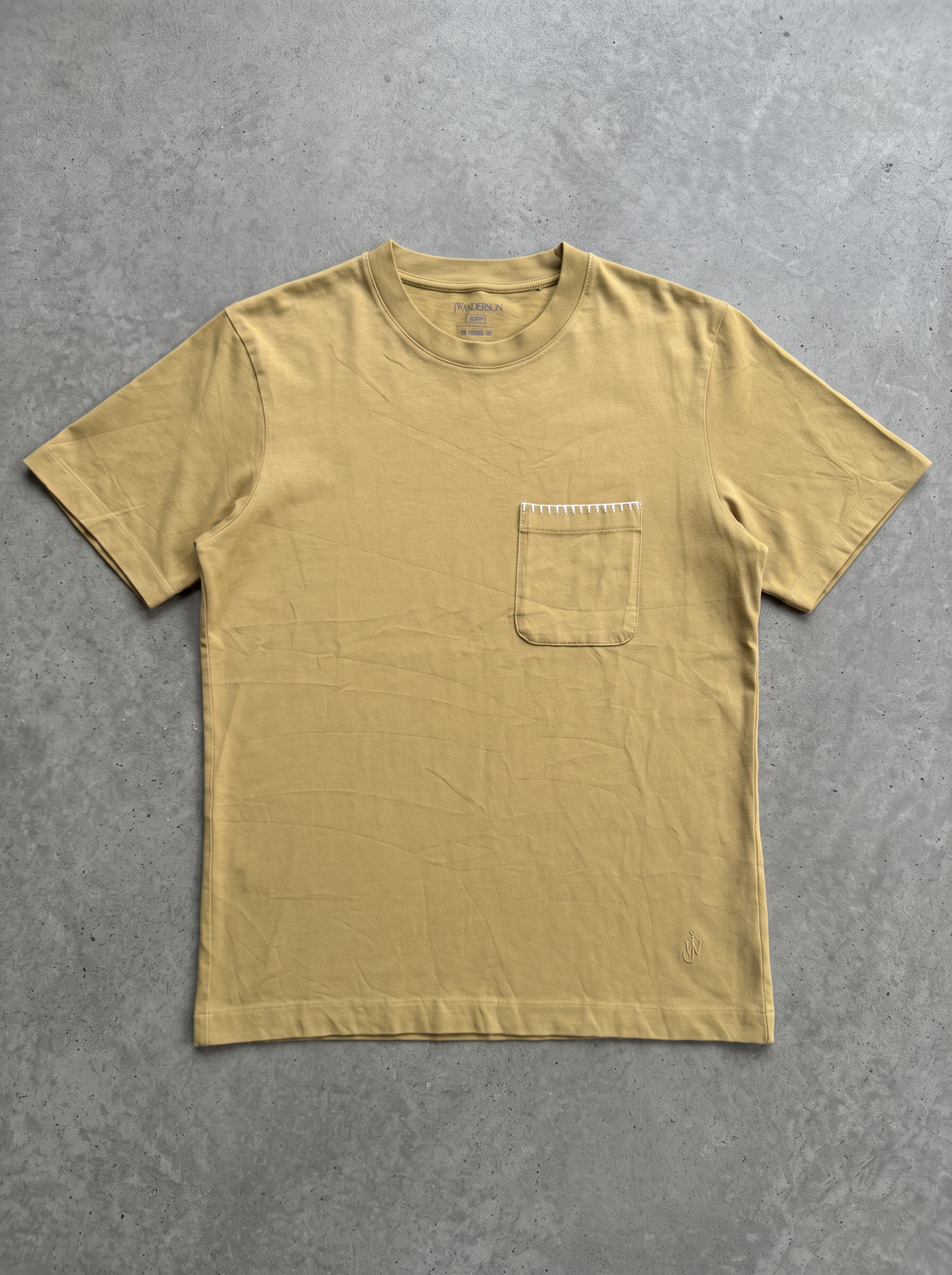 Uniqlo x JW Anderson Mustard Pocket Tee