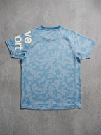 Descente Move Sport Blue Digital Camo Athletic Tee