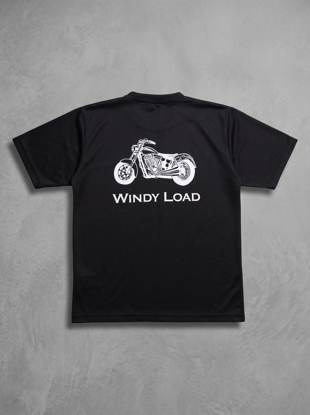 Florida Wind "Windy Load" Black Motorcycle Graphic Tee