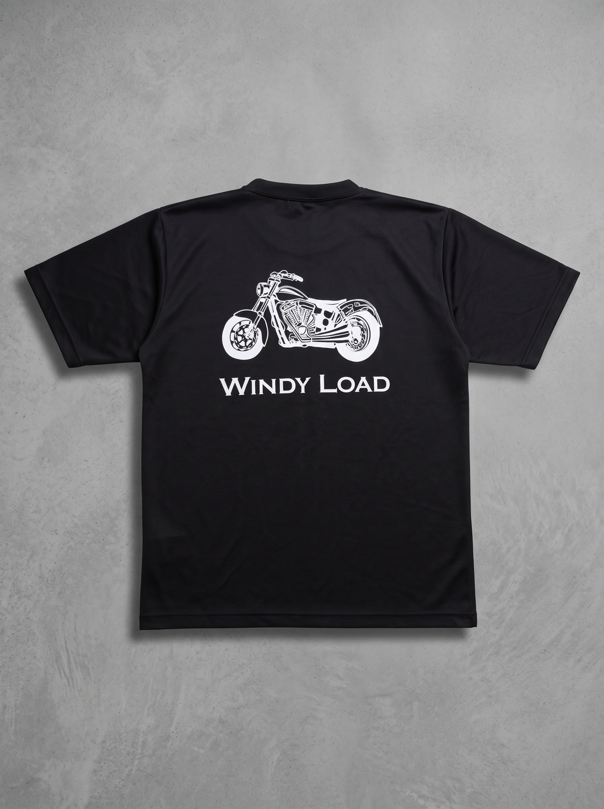Florida Wind "Windy Load" Black Motorcycle Graphic Tee