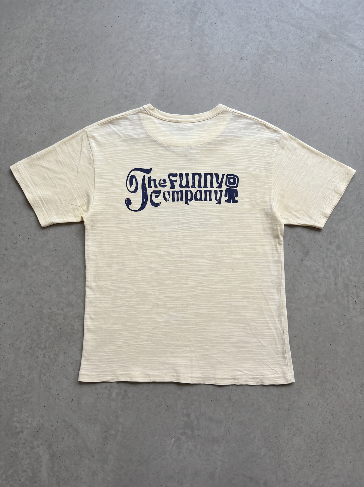 The Funny Company Hawaii Off-White Slub V-Notch Tee