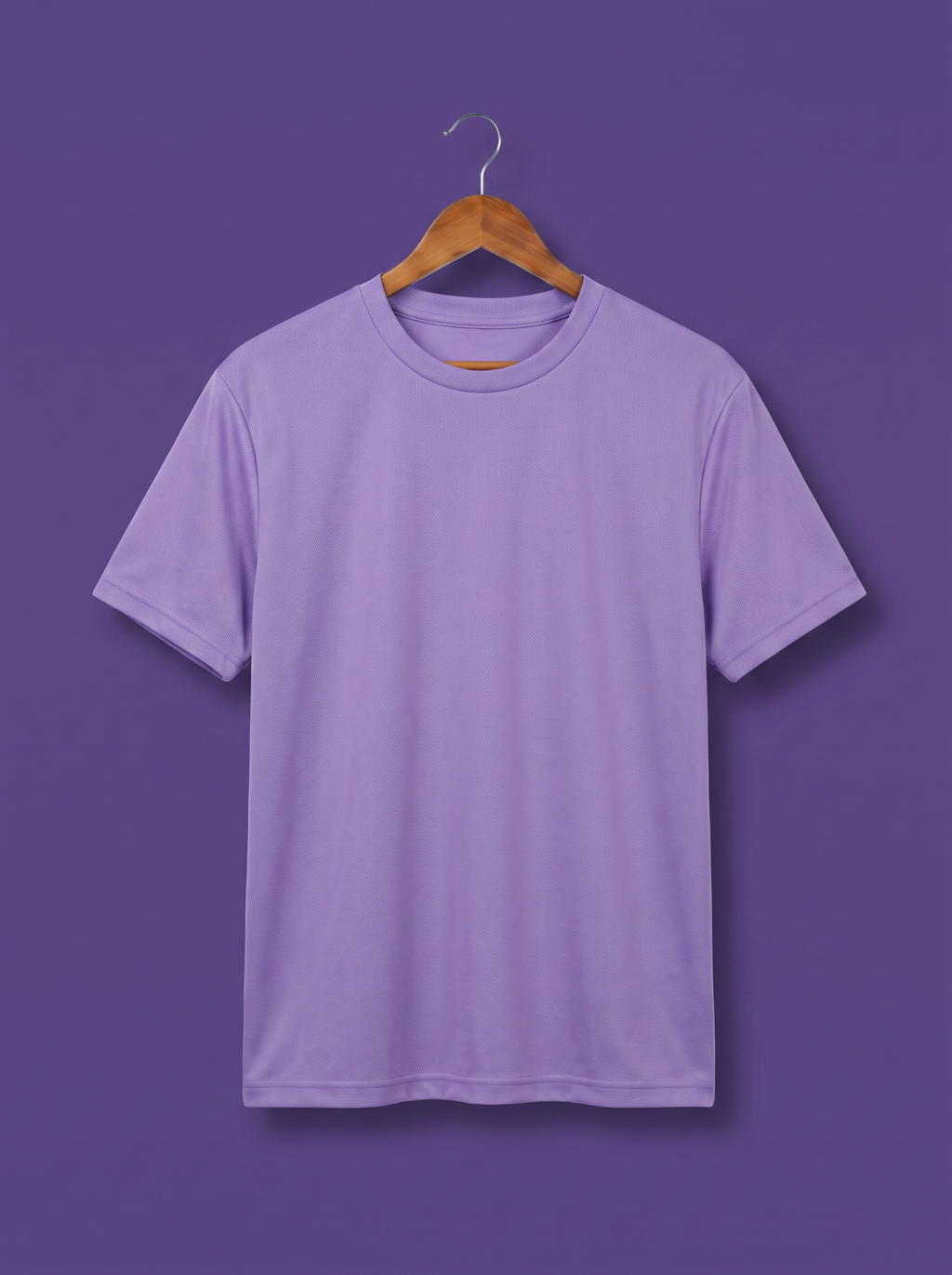 Glimmer Solid Lavender Tee