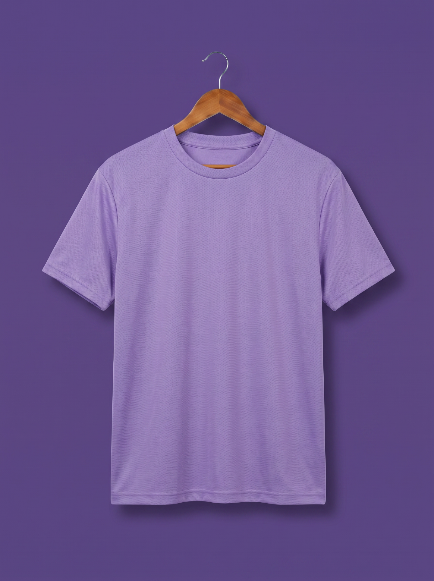 Glimmer Solid Lavender Tee