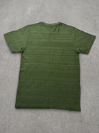 Olive Green Textured Pocket Tee