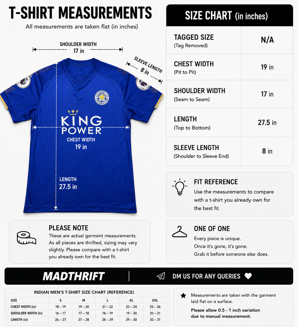 Leicester City 2016/17 Home Jersey