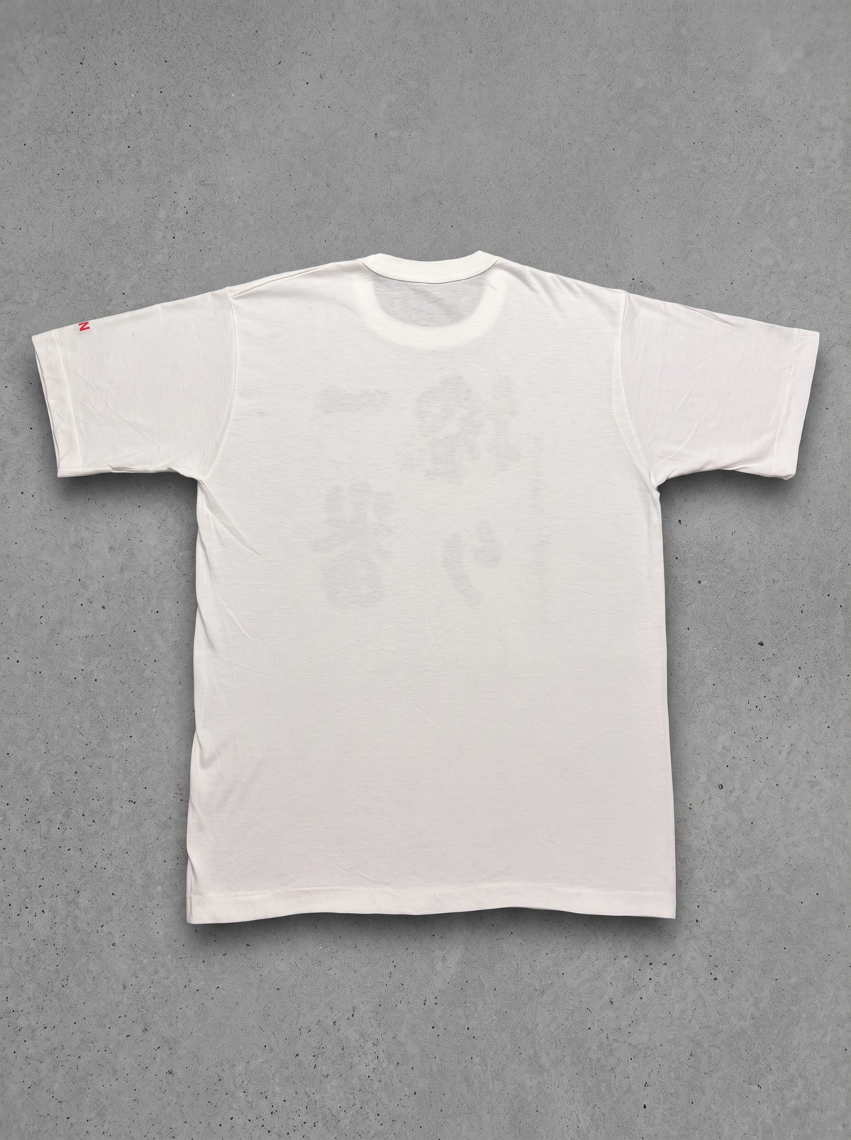 Kirin White Japanese Calligraphy Relaxed Fit Graphic Tee